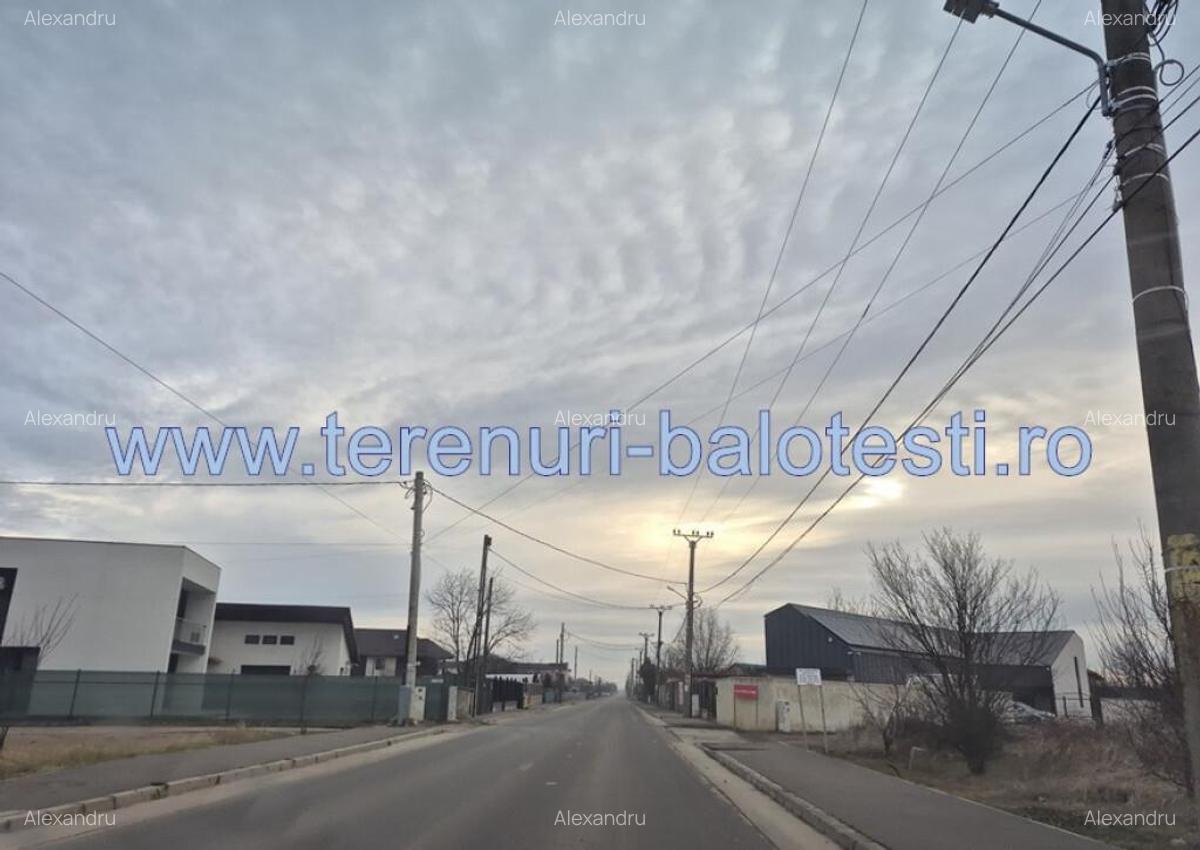 Teren Balotesti, apropiere Dn1 si sens giratoriu, 650mp - 5