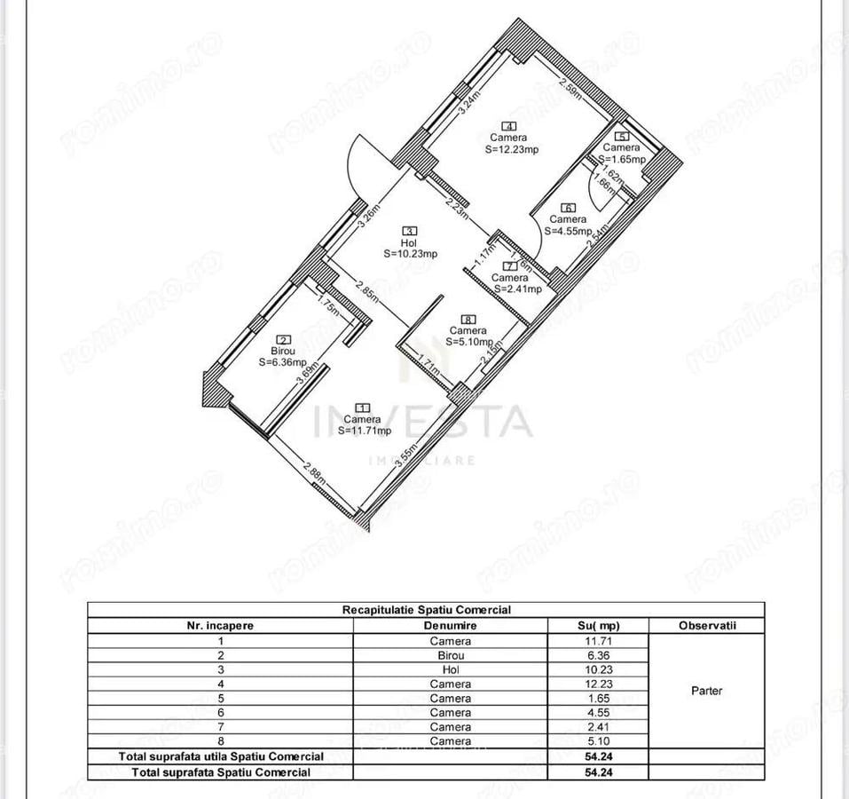 Spatiu comercial cu preluare chirias 1900 euro/ luna! Randament 6! - 2
