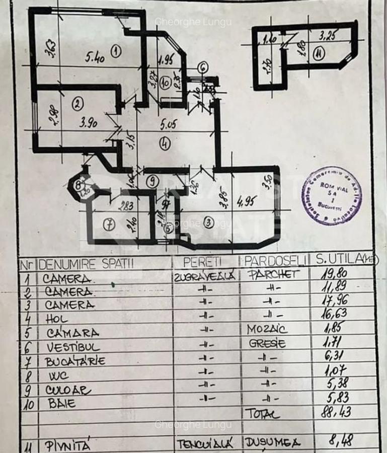 Vânzare, apartament cu 4 camere în vilă interbelică – Cismigiu - 9