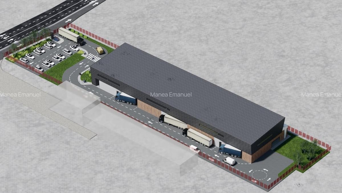Teren cu PUZ pentru construire hala cu functiune industriala si de depozitare - 2
