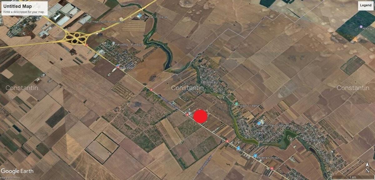 Teren DN4-A0 cu deschidere la Soseaua Oltenitei - 1