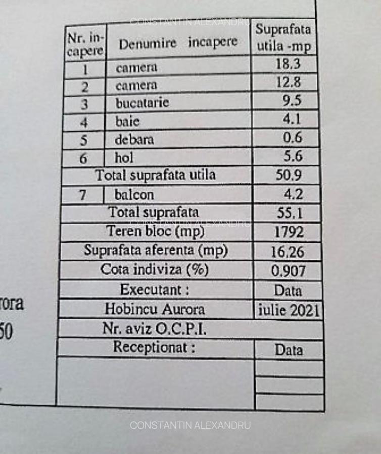 Apartament cu 2 camere in I. C. Frimu - 2
