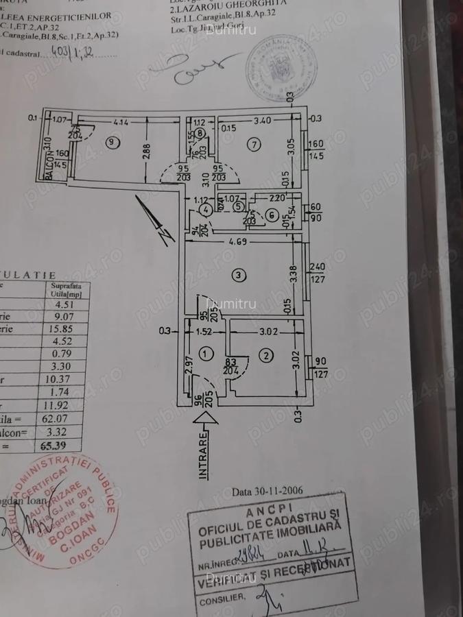 Apartament 3 camere, Targu-Jiu Energeticienilor - 1