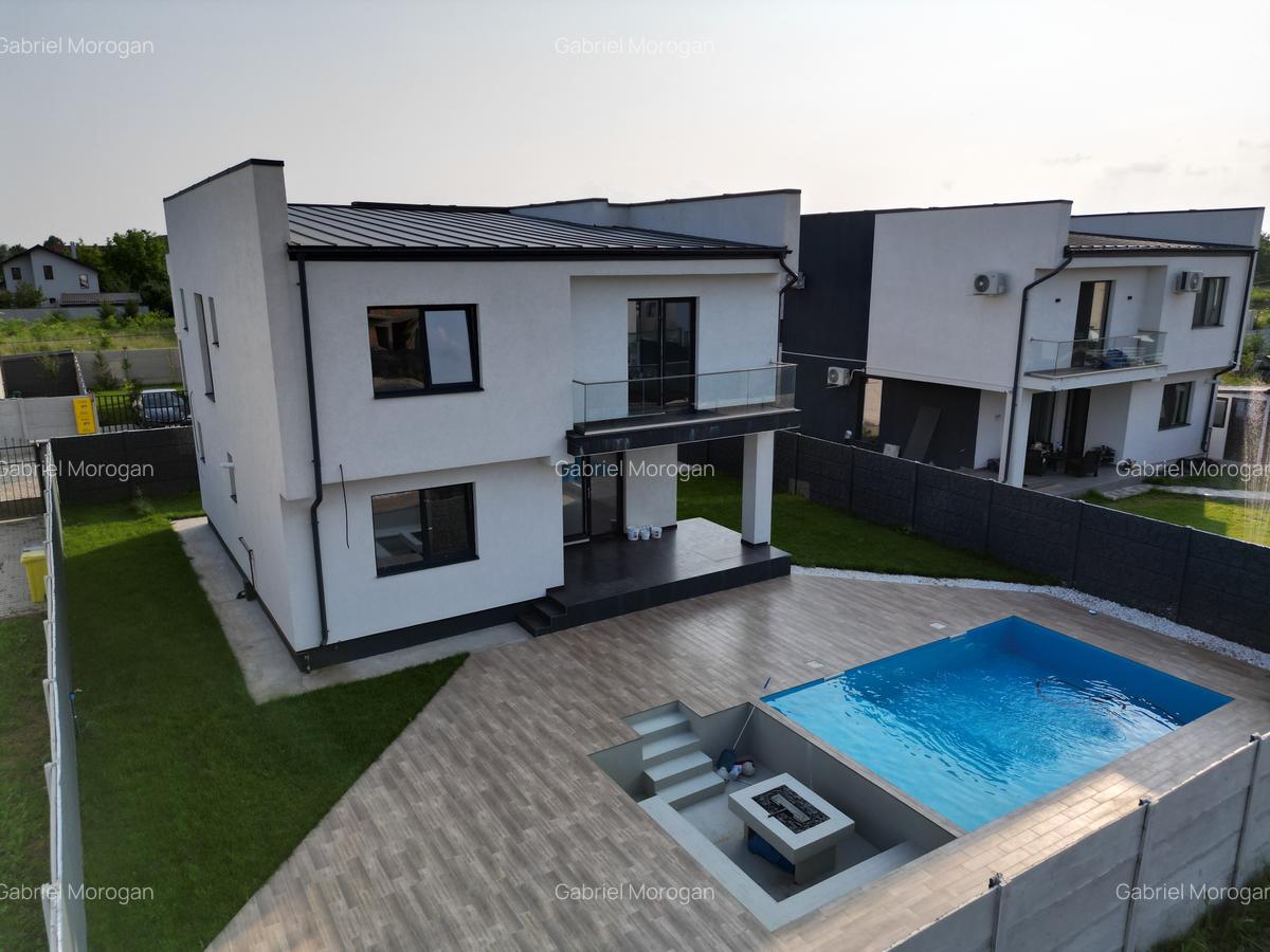 Casă modernă P+1E, finalizată în 2025 – 4 camere spațioase, piscină proprie - 1