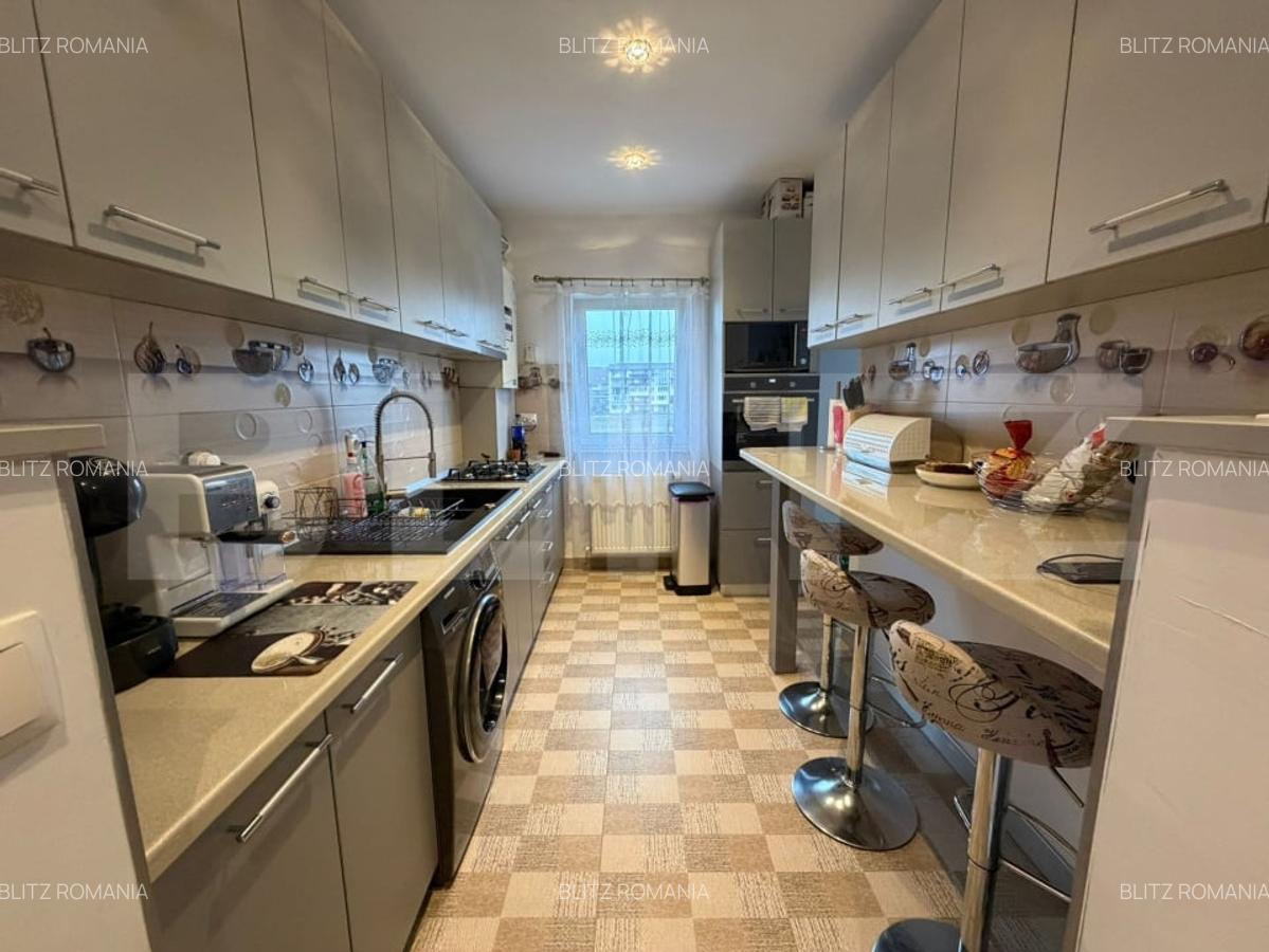 Apartament 3 camere, 64 mp, zona Teilor - 2