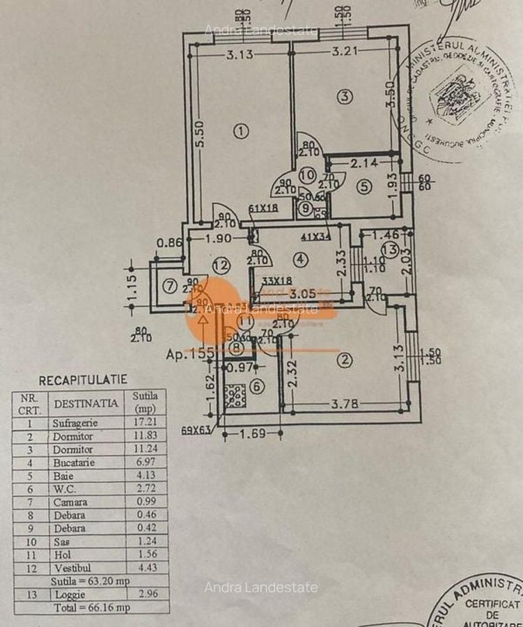 Apartament 3 Camere Zona Uverturii- Centrala Termica - 6