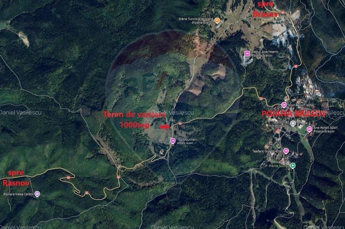 Teren de vis la poarta statiunii turistice Poiana Brasov -- 1000 mp - 3