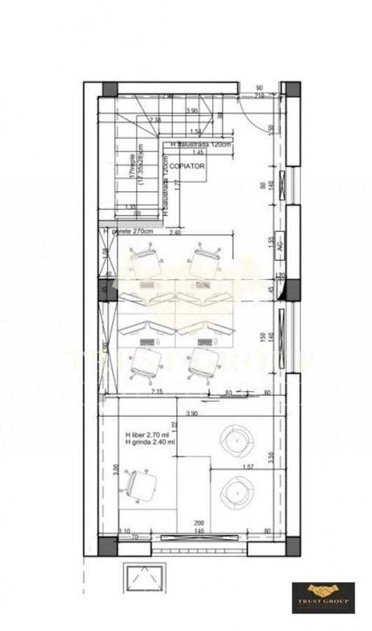 Apartament cu 3 camere, mobilat în 1 Mai - 11