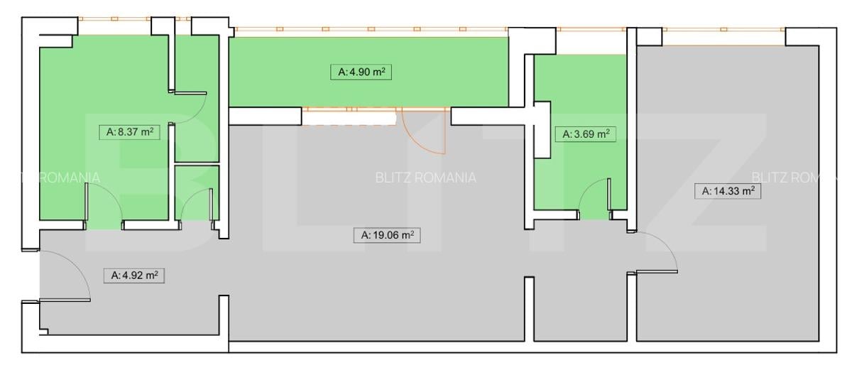 Apartament renovabil, 50 mp, cu balcon si pivnita, in Gheorgheni - 1 Apartament renovabil, 50 mp, cu balcon si pivnita, in Gheorgheni - 1