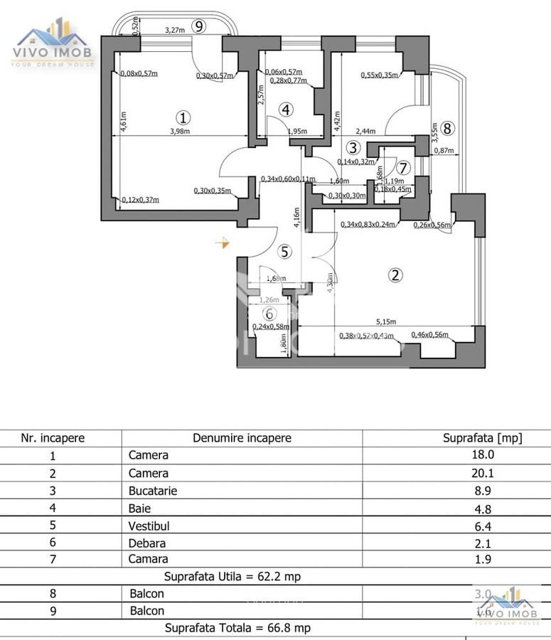 Unirii-Bd. Liberatății |  etaj 5/8 | 67 mp | bloc monolit | vedere Casa Poprului - 17 Unirii-Bd. Liberatății |  etaj 5/8 | 67 mp | bloc monolit | vedere Casa Poprului - 17