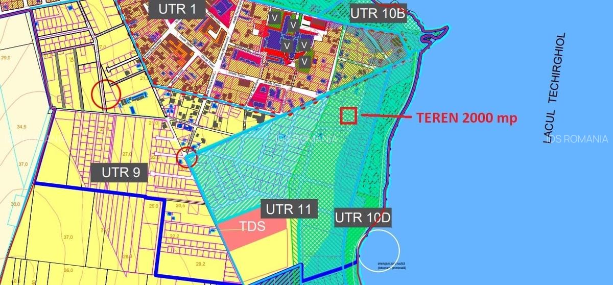 Teren Techirghiol 2000 mp pe malul lacului pentru vile sau apartamente de lux - 4