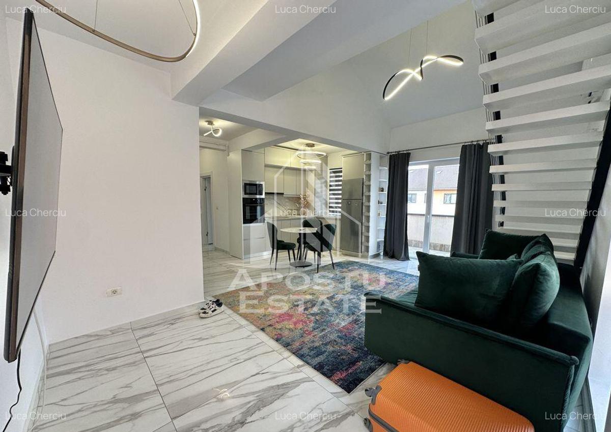Penthouse cu 3 camere si 2 bai complet mobilat si utilat ... - 2