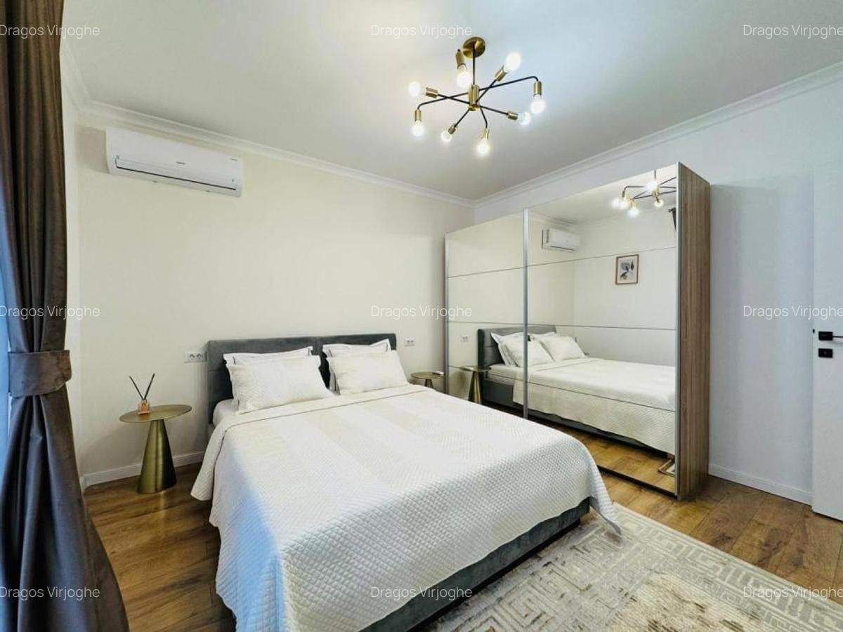 Apartament cu 3 camere semidecomandat, mobilat în Băneasa - 12