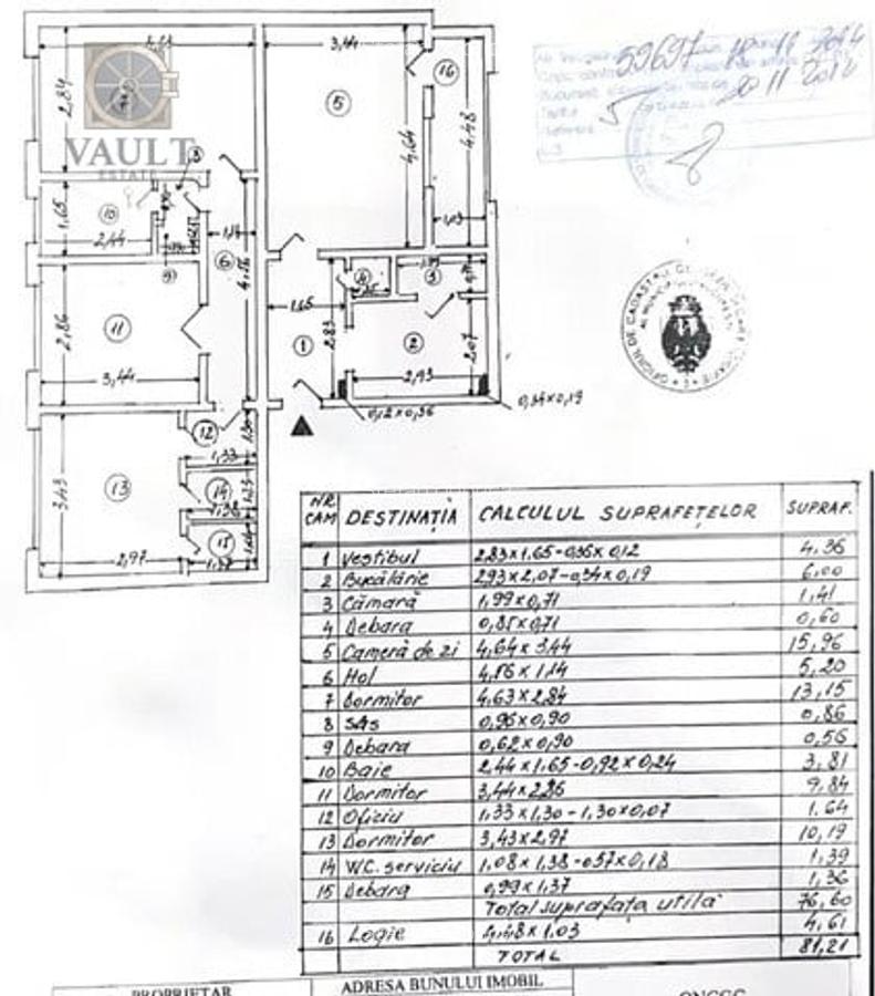 Apartament 4 camere -81,21 Mp-Nicolae Grigorescu-Salajan - 18