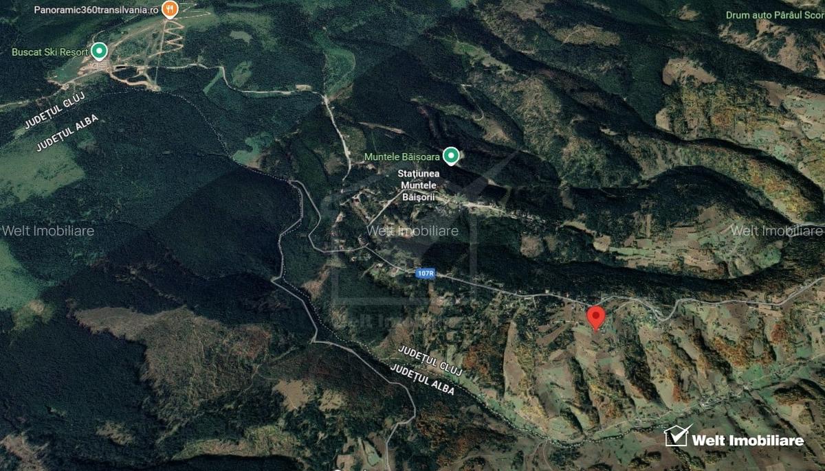 Teren de vanzare - Muntele Baisorii, 1000 mp, vedere spre rezervatia Belioara - 2