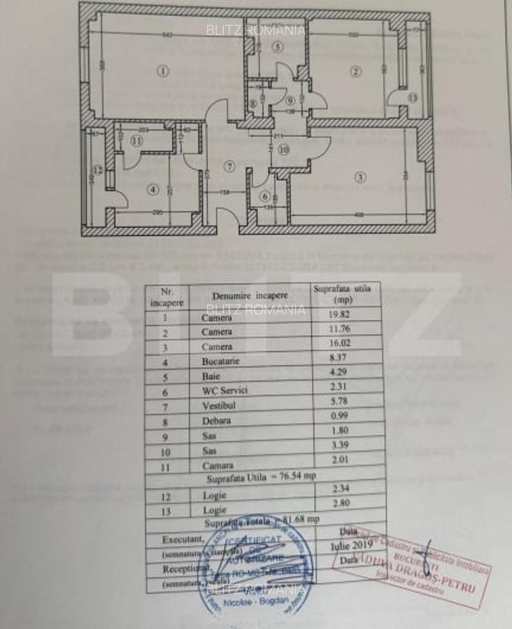 Apartament cu 3 camere, Unirii Fantani - 11 Apartament cu 3 camere, Unirii Fantani - 11