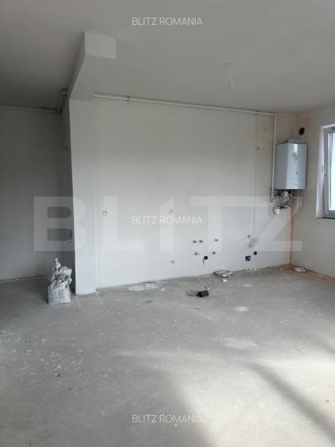 Apartament 3 camere, 58 mp, semifinisat, parter, bloc nou 2025, zona VIVO - 1