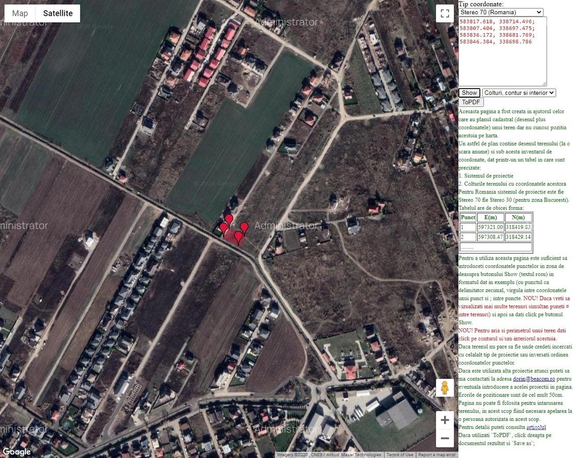 Teren intravilan, situat in Orasul Otopeni - 2