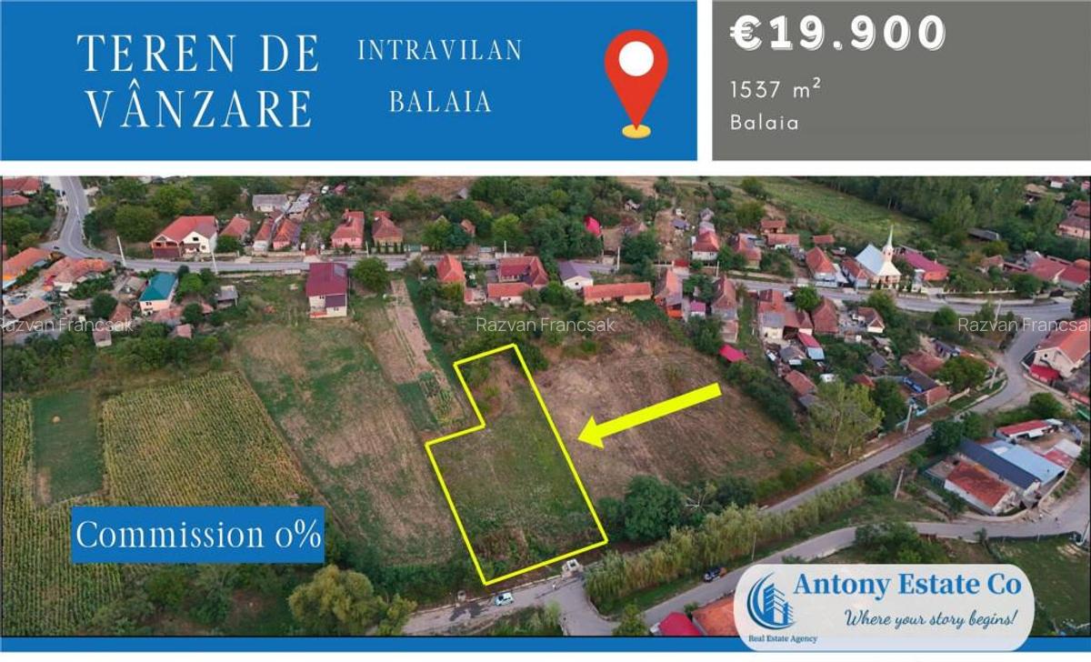 Teren intravilan, de - Balaia, Bihor - 1