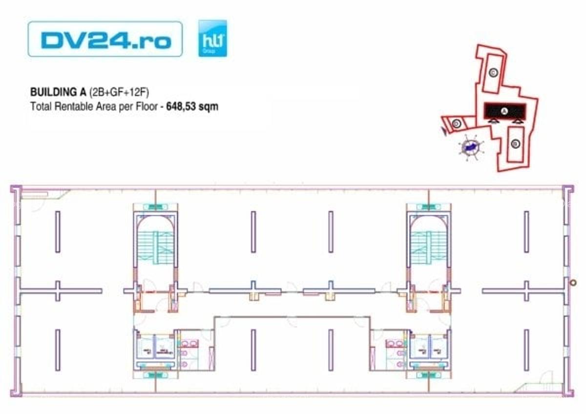 Ansamblul DV24 – Spațiu de Birouri Clasa A în Centrul Bucureștiului - 3