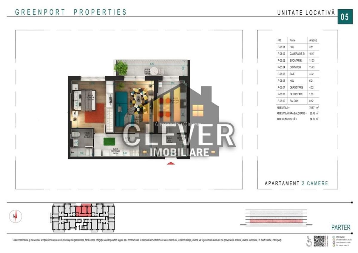 Apartament 2 camere 70mp Theodor Pallady Parcare Bonus - 1