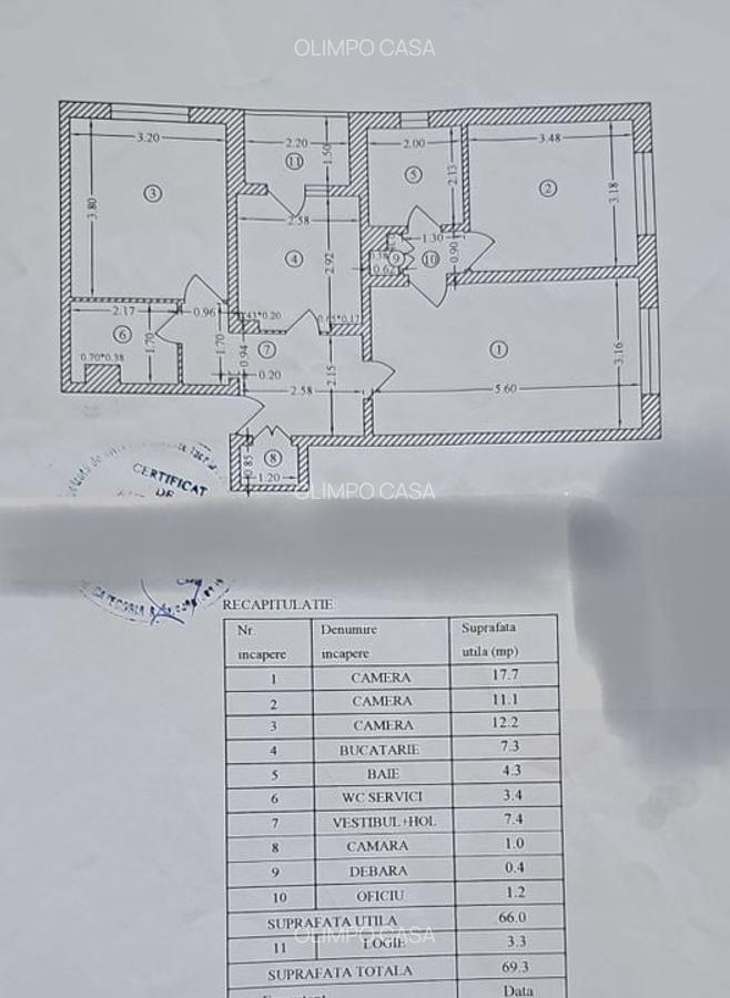 Apartament 3 camere zona Fizicienilor - 12