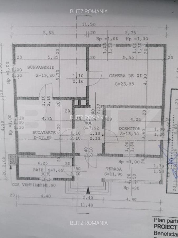 Casa 3 camere, 104mp, Patrauti - 1