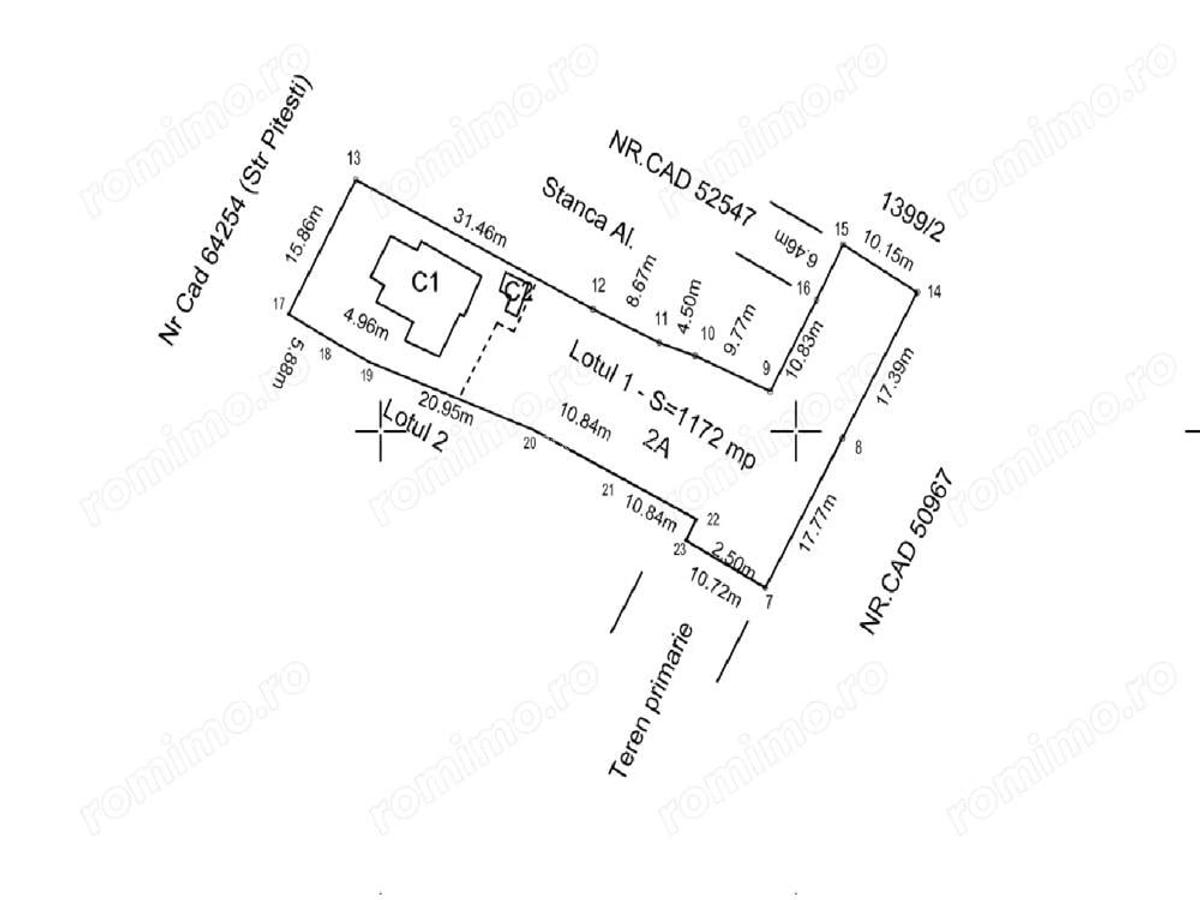Casa in Slatina Str. Pitesti cu 1172 mp teren - 4