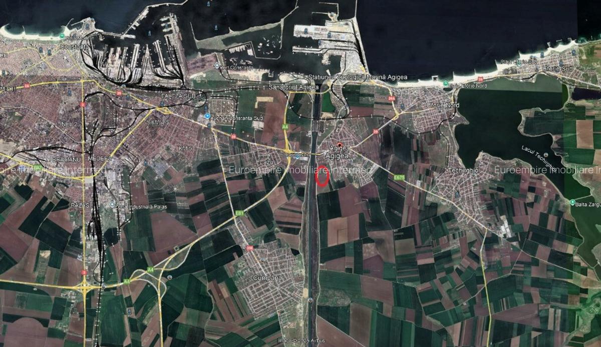 Teren de vanzare Agigea zona pod - 2
