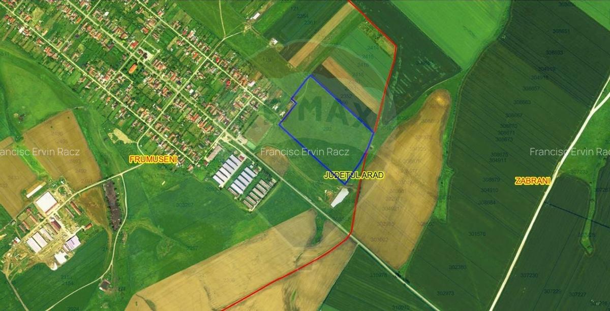 Teren extravilan Alunis-Arad. 92.700 mp Inchiriere pt parc fotovoltaic - 8 Teren extravilan Alunis-Arad. 92.700 mp Inchiriere pt parc fotovoltaic - 8