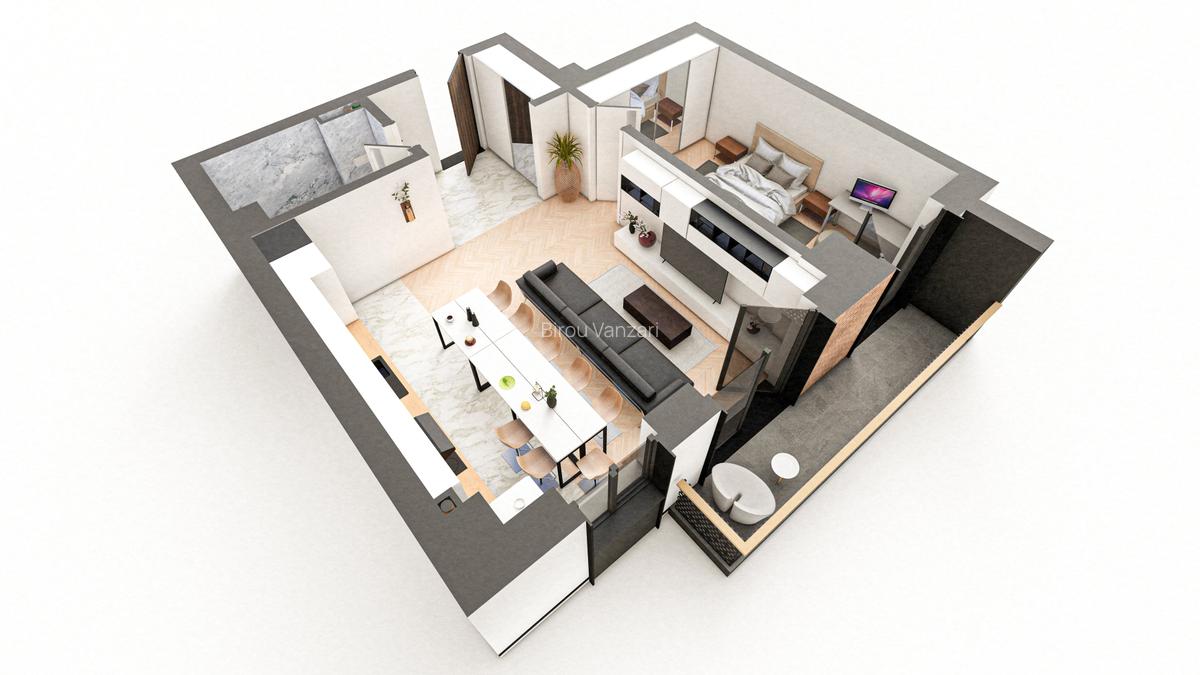 BRAUS CONFORT - Apartament Tip C – 2 Camere - 2