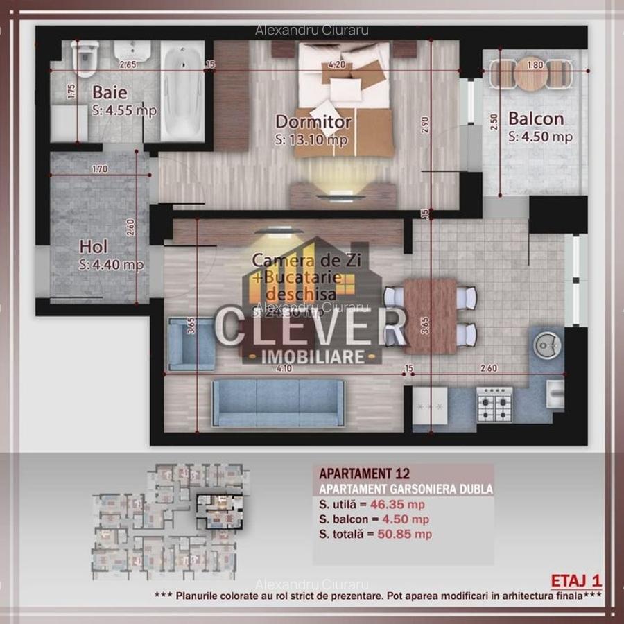 Apartament 2 camere Theodor Pallady Metrou Nicolae Teclu - 2