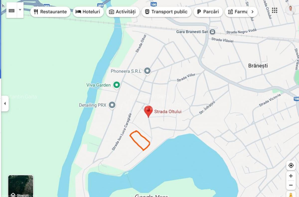 Teren Branesti - Str Oltului - 1600 mp - deschidere 16 ml - - 6