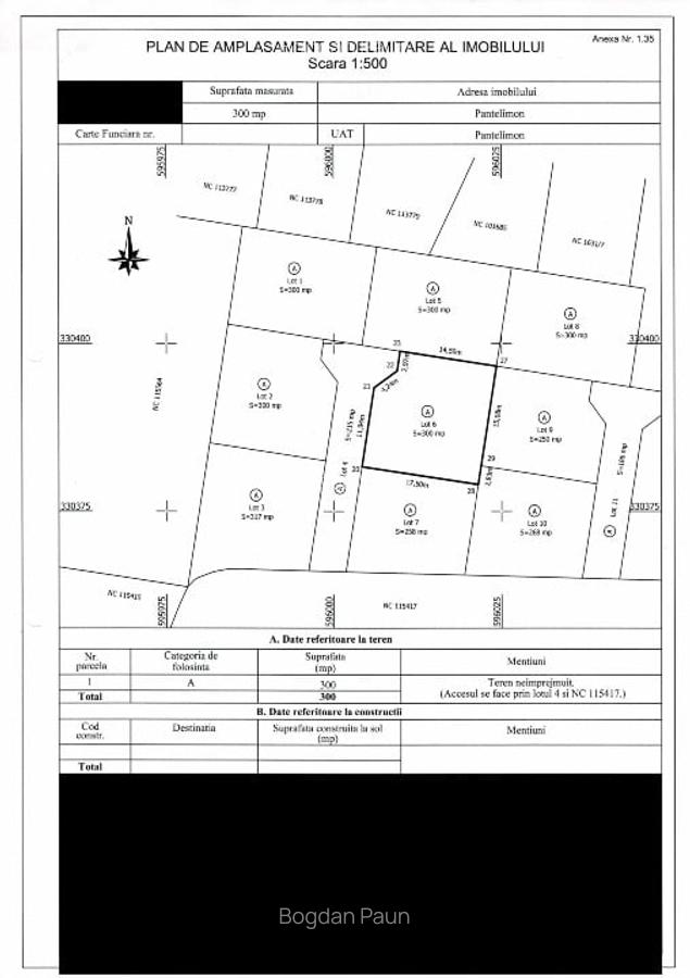 Teren construibil 300 mp – Str. Dunarii – utilitati la poarta - 3 Teren construibil 300 mp – Str. Dunarii – utilitati la poarta - 3