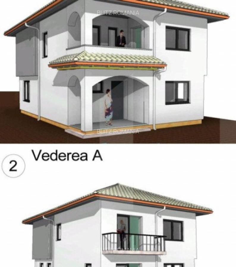 Investitie ! Proiect in executie ! Casa 110 mp utili, teren - 4