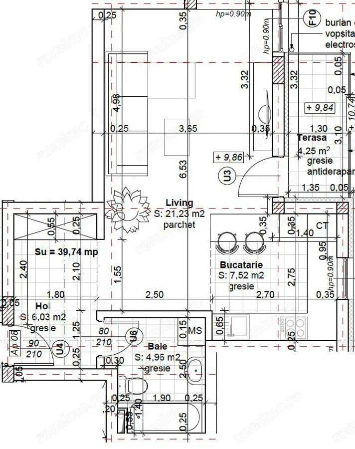 Disponibil imediat. Strada asfaltata. Posibilitate modificare in 2 camere - 7