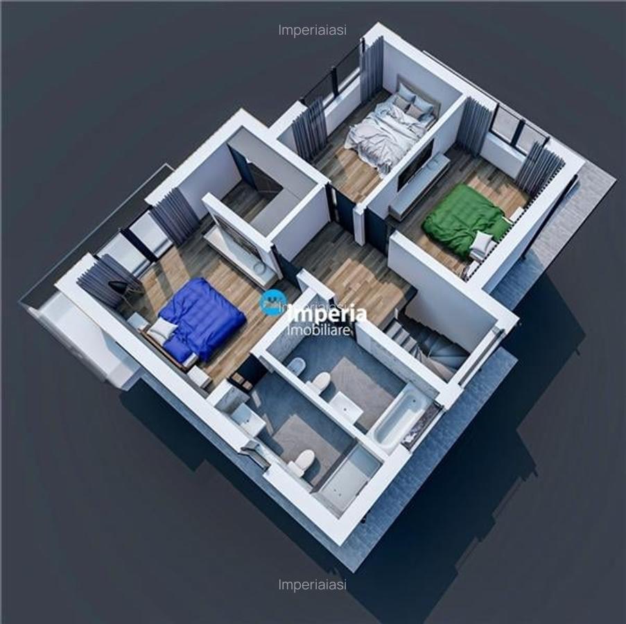 Vila premium P+E 4 cam, asfalt, canalizare,Notariat Miroslava - 8 Vila premium P+E 4 cam, asfalt, canalizare,Notariat Miroslava - 8