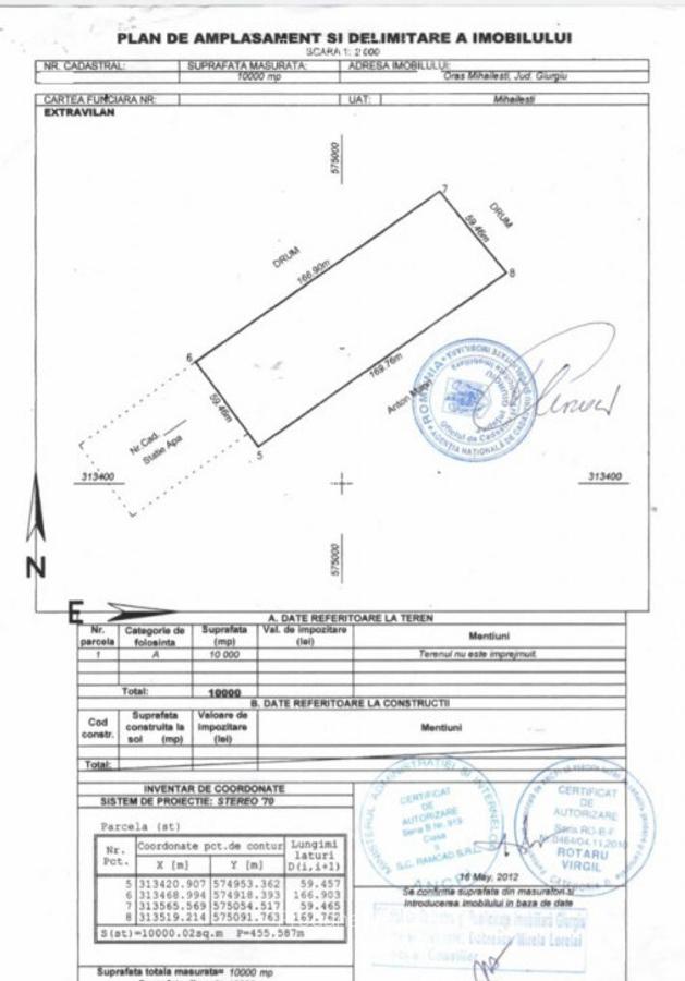Vanzare teren 10.000mp Cornetu- Mihailesti - 3