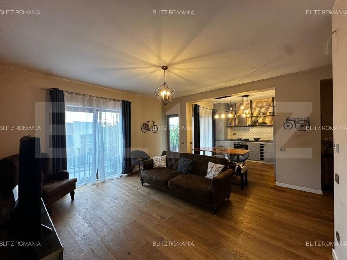 Apartament cu 3 camere semidecomandat, mobilat în Gruia - 2