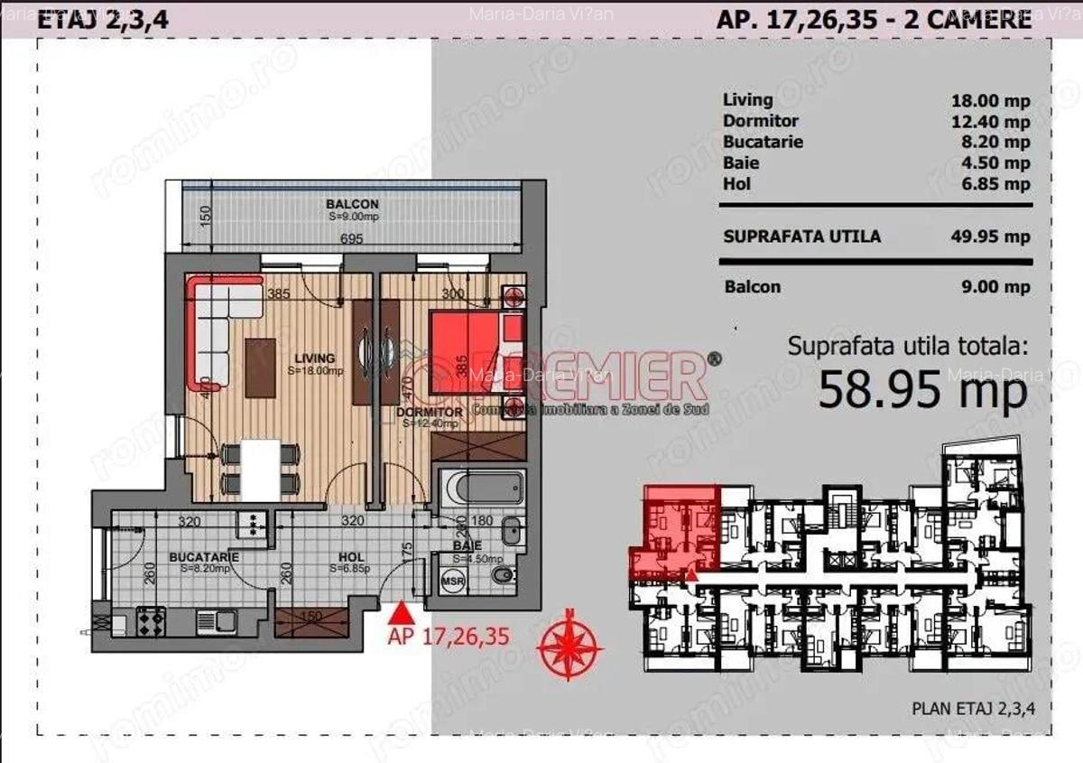 Apartament 2 camere Direct Dezvoltator bloc nou - 2