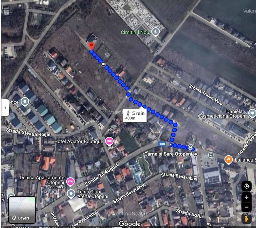 TEREN OTOPEN CENTRAL /519mp/ OPTIONAL CU PROIECT  P+1E 4 DORMITOARE - 1