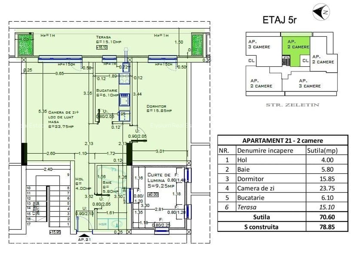 Apartament 2 camere de vanzare Aviatiei - 24