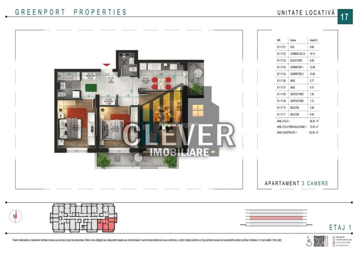 Titan-Pallady Apartament 3 Camere Loc de Parcare Inclus - 2