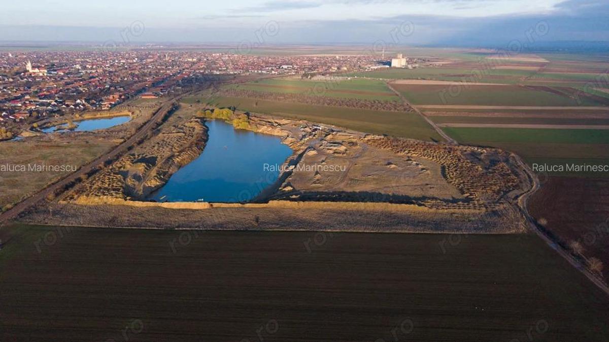 Balastiera in jude?ul Arad cu teren de 12.5 ha - 2