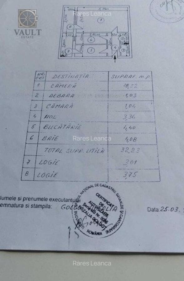 Garsonieră decomandată, mobilată în Tineretului - 10