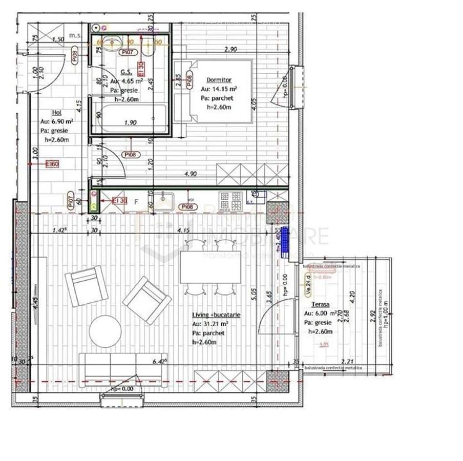 IOSEFIN - 2 Camere - Lift - Bloc nou - Loc de parcare in CF - Suprafata mare - 6