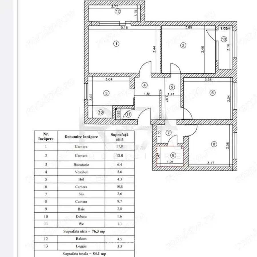 4 camere 3/4, anvelopat, renovat, Pacii- Str.Vistiernicul Stavrinos. - 13