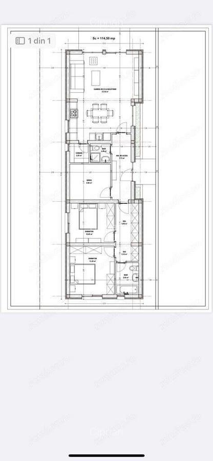 Casa 3 dormitoare INDIVIDUALA pe parter teren 860 mp Giroc - 13