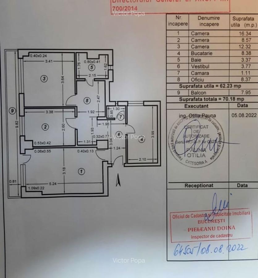 3 Camere Magazin Bucur Obor - Bloc ALMO 1 - Mobilat si Utilat - 14