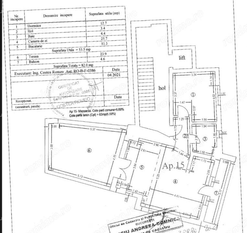 Apartament-Penthouse de 2 camere Vitan-Mihai Bravu-Cu Parcare - 13